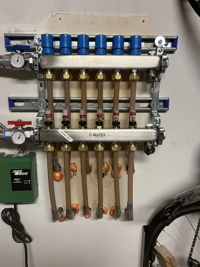 Plumber performing Leak Detection at a residential property in Lakewood Ranch